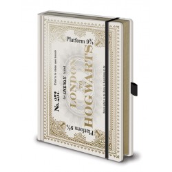 Notebook HARRY POTTER Premium A5 Hogwarts Express Ticket