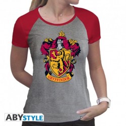 T-shirt Gryffondor - HARRY POTTER - Femme gris et rouge