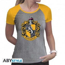 T-shirt Poufsouffle - HARRYPOTTER - Femme gris et jaune