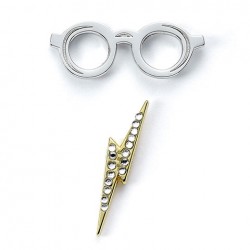 Badge pin’s lunettes et éclair - Harry Potter