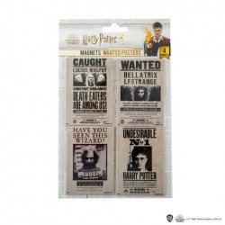 Set de 4 magnets - Affiches Wanted - Harry Potter